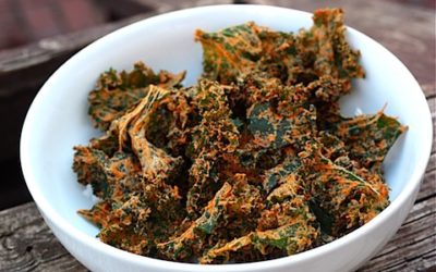 Cheesy Kale Chips – Shared by Stefanie