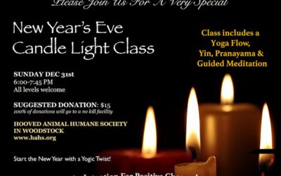 New Year’s Eve Candle Light Yoga | Give To A Good Cause